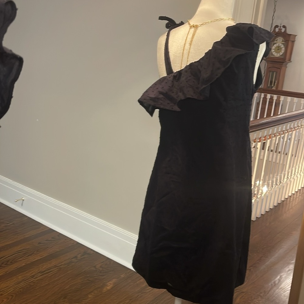 One Shoulder Dress with Ruffles - Picture 2 of 3